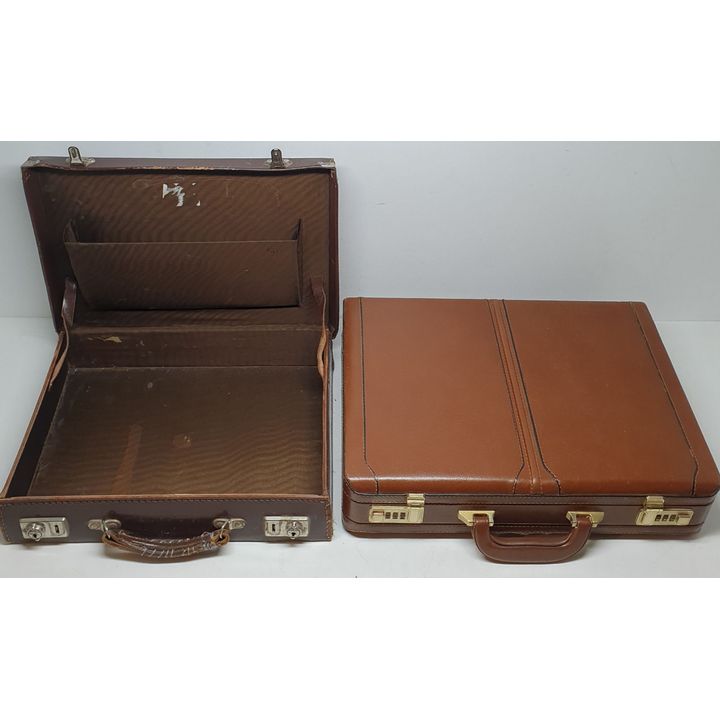Leather Briefcases (x2)
