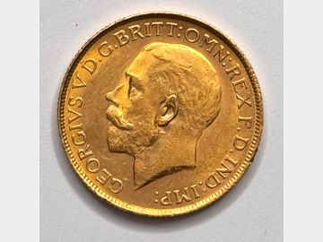 1913 GEORGE V PERTH MINT GOLD SOVEREIGN