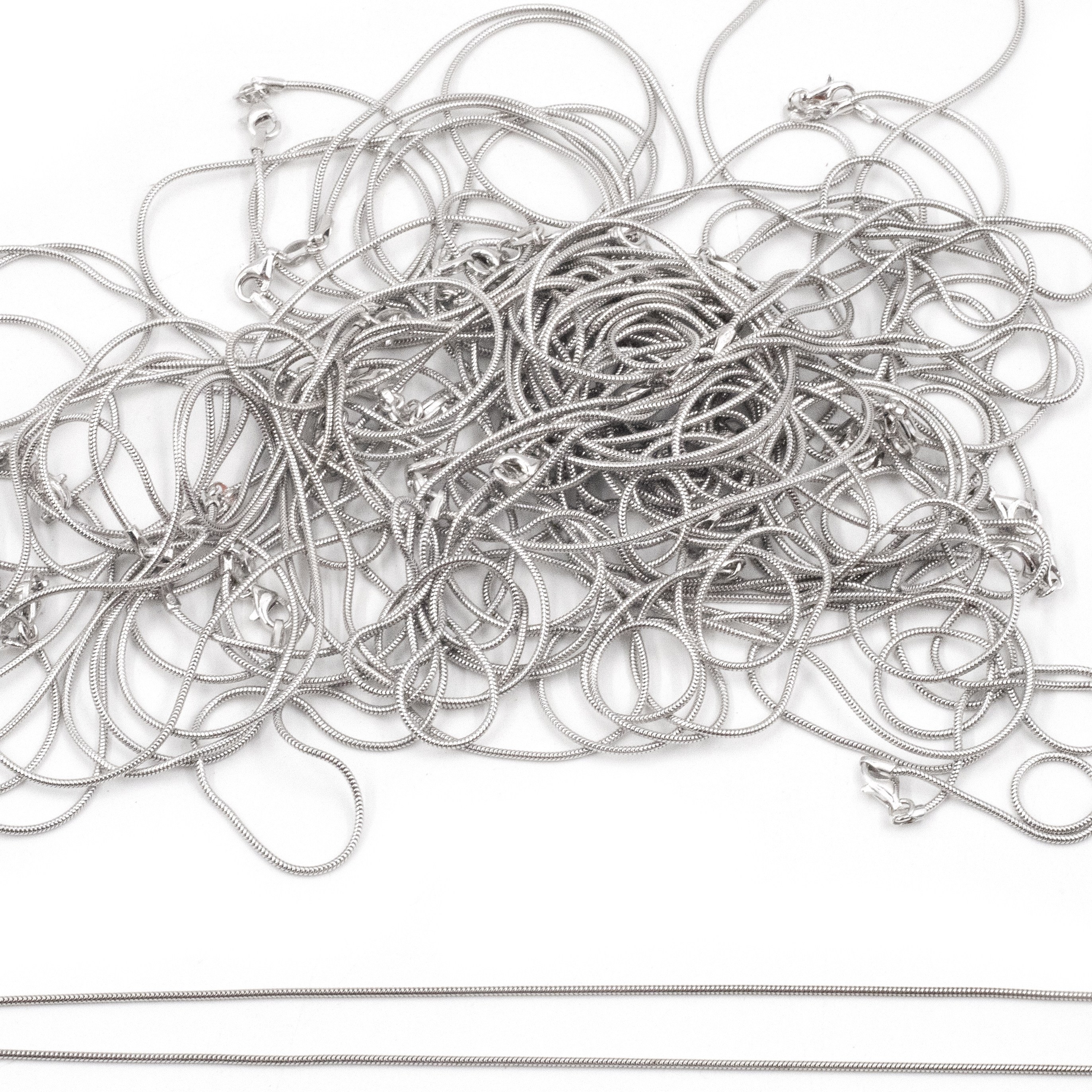 Mix Lot of Silver Chains