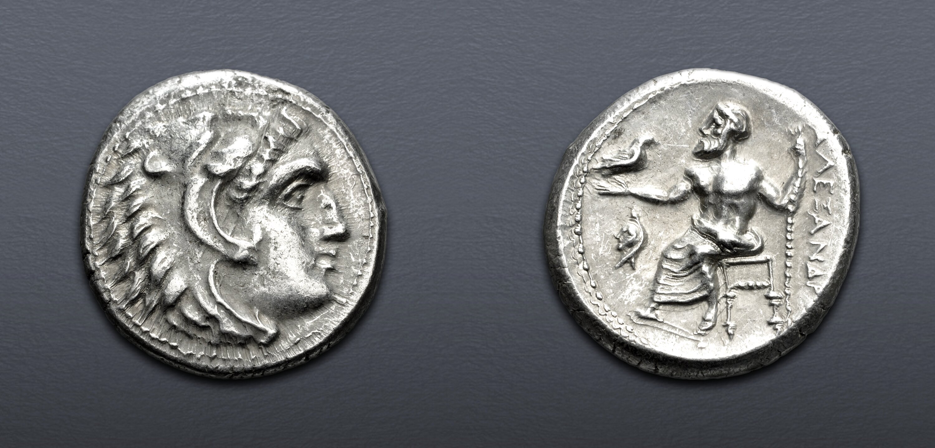 KINGS of MACEDON. Alexander III ‘the Great’. 336-323 BC. AR Drachm ...