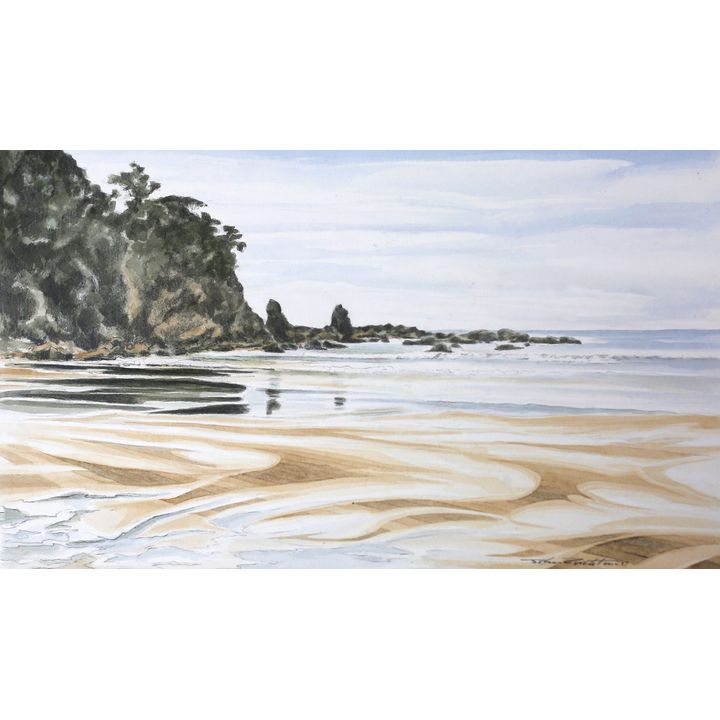 John Crichton 'Untitled - Beach Scene'
