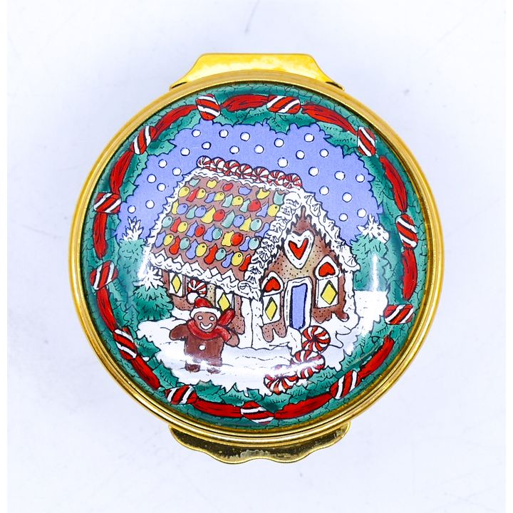 Halcyon Days Neiman Marcus Christmas 1995 Enameled Box