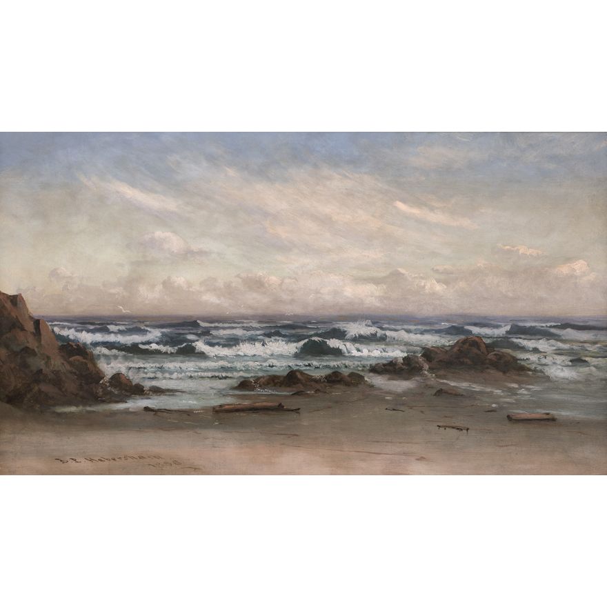 Richard P. Habersham ''Seascape'' 1886 Oil