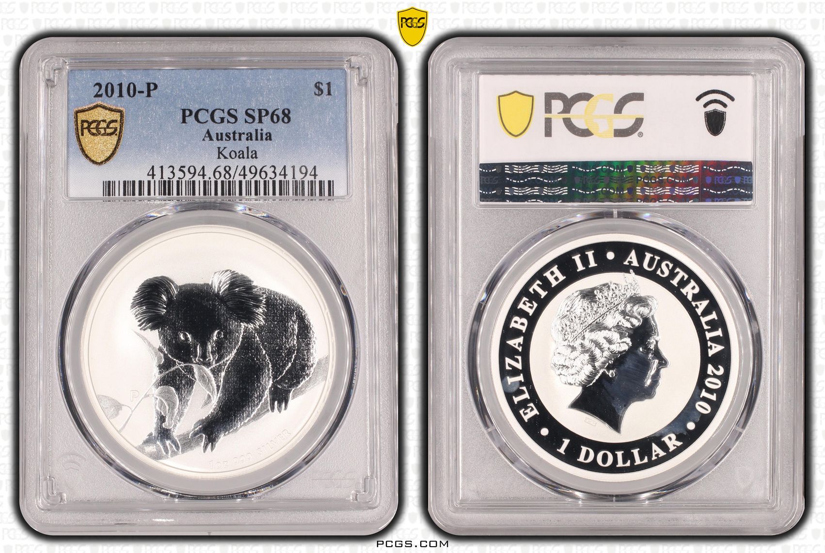 231 · One Dollar, 2010-P, PCGS MS68