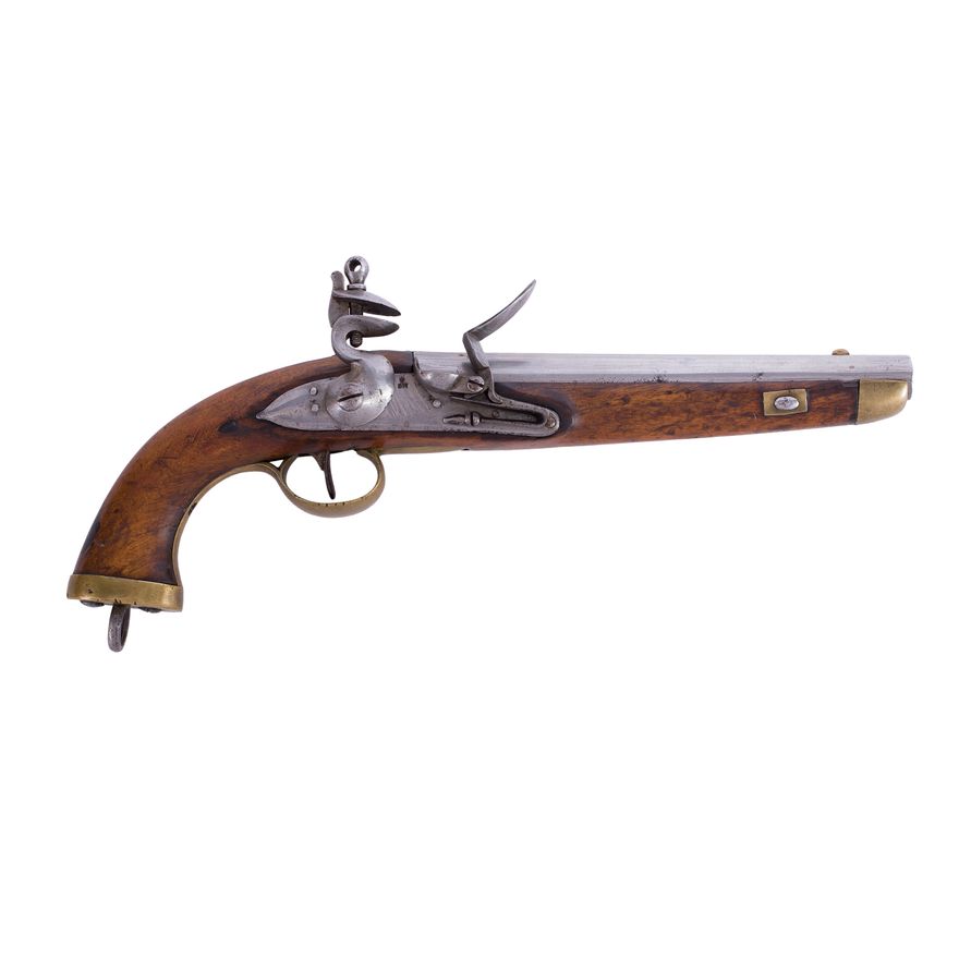 Pistolet skałkowy kawalerii, Francja, ok. 1800 r.