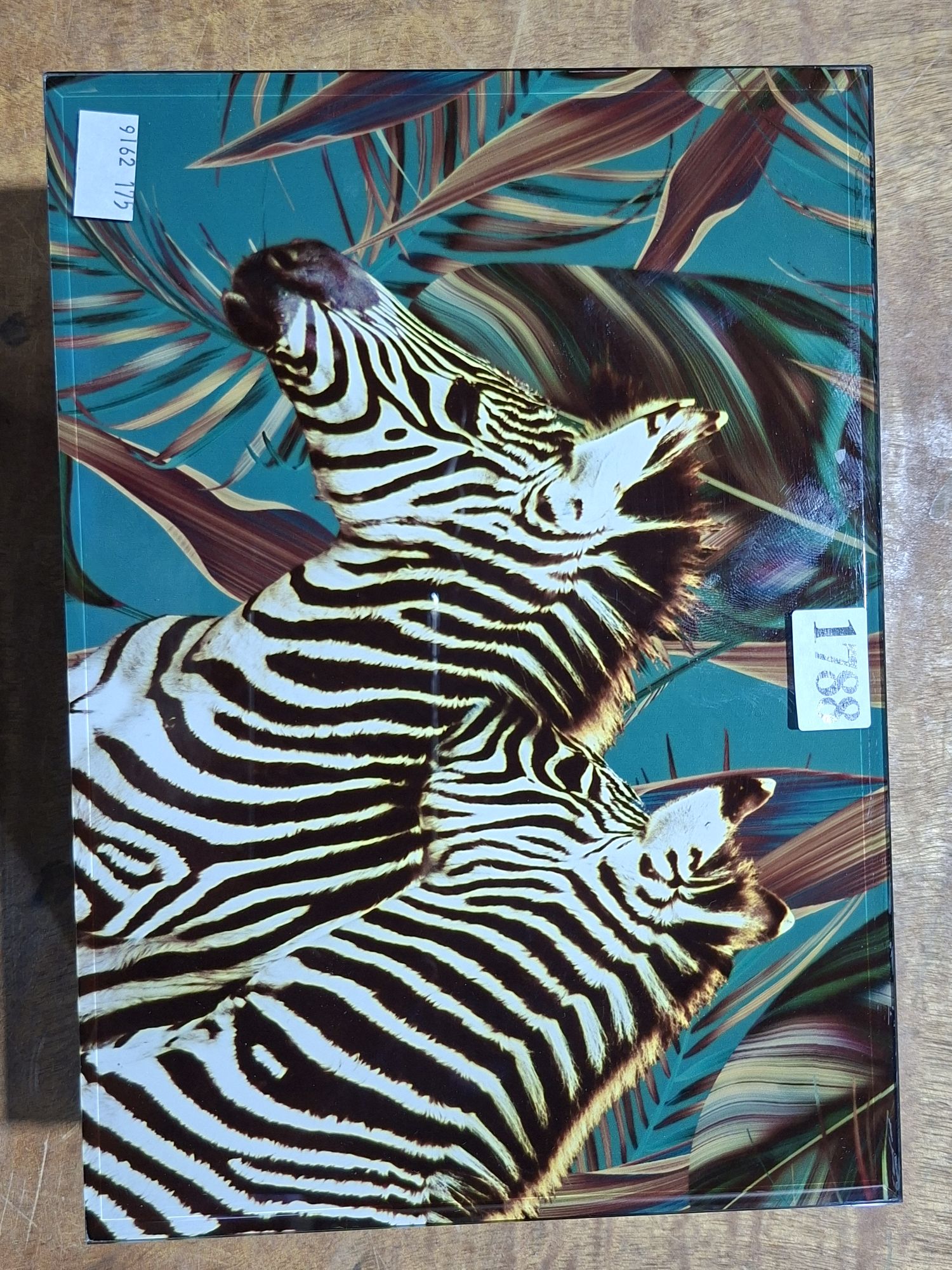 Lacquered Zebra Jewellery Box