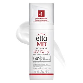 ELTAMD UV DAILY SPF 40 FACE SUNSCREEN MOISTURIZER WITH ZINC OXIDE, DAILY FACE MOISTURIZER WITH SPF, SUNSCREEN, 1.7 OZ PUMP