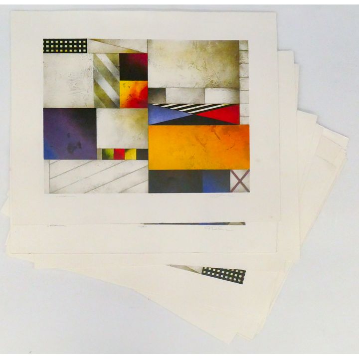 20pc Gregg Robinson ''Chromium'' Color Lithographs