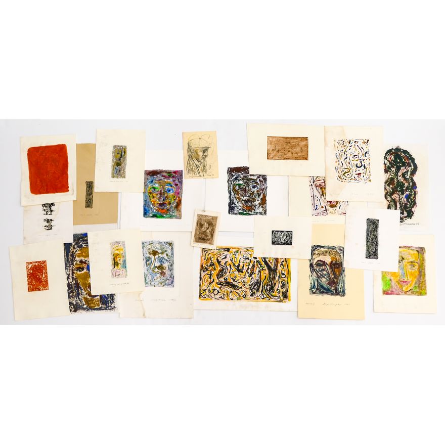 21pc Joe Reno Assorted Damaged Prints etc