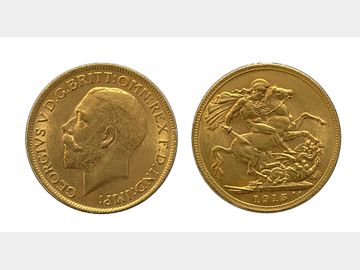 1915 GEORGE V LONDON MINT SOVERIEGN
