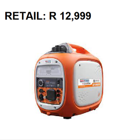 Gentech 2kVA Digital Pure SineWave Electric Start Inverter Generator Orange | SJ 51474/445 B2 (S1)