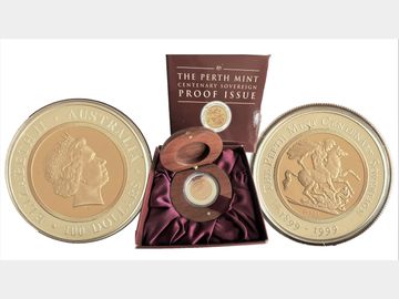1999 AUSTRALIAN CENTENARY GOLD PROOF SOVEREIGN