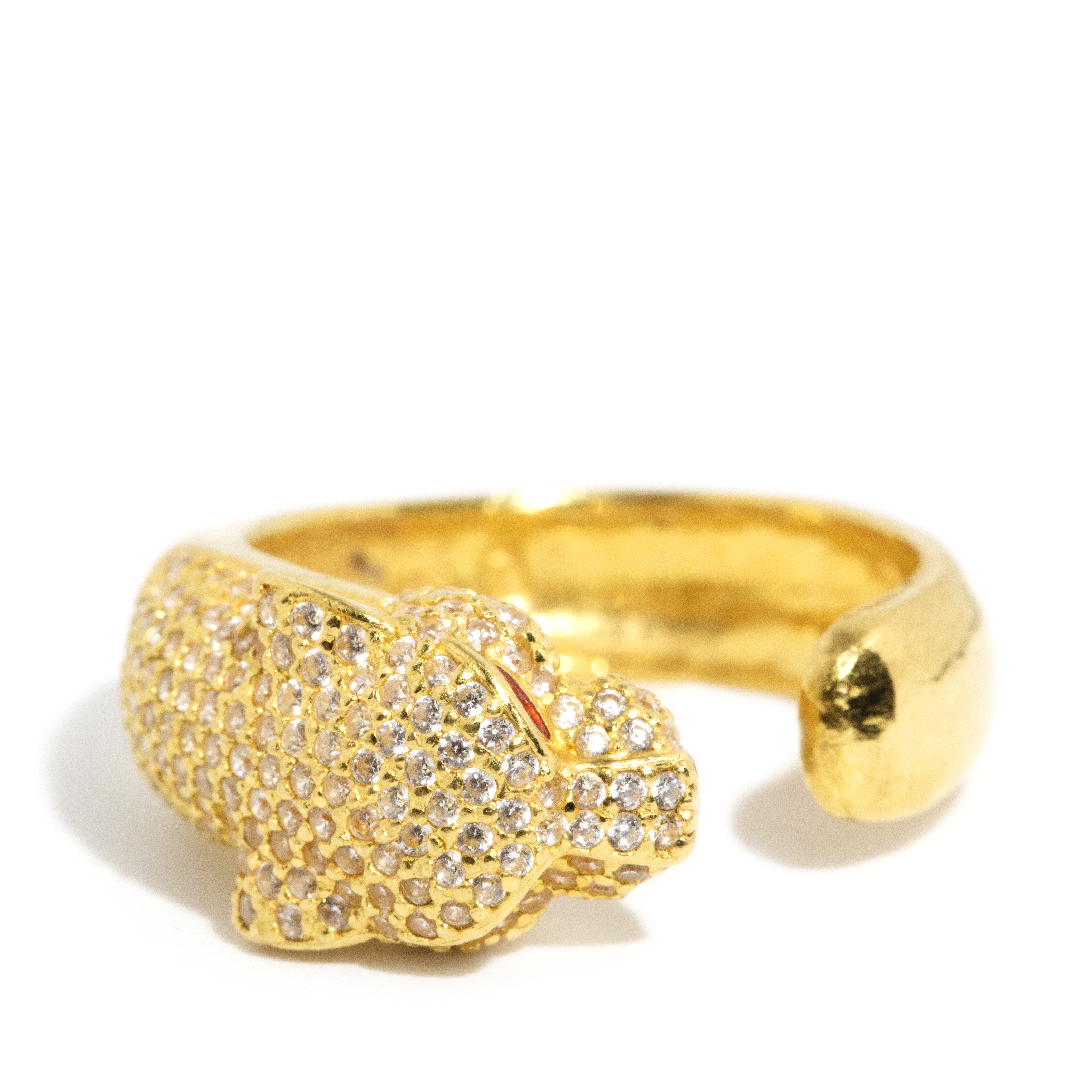 22 Carat Yellow Gold Pantha Ring