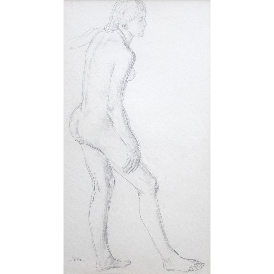 Augustus John  'Standing Nude Figure'