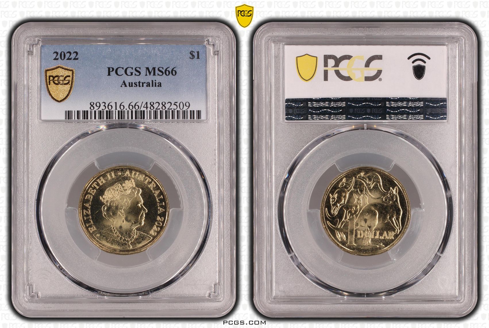 One Dollar, 2022, PCGS MS66