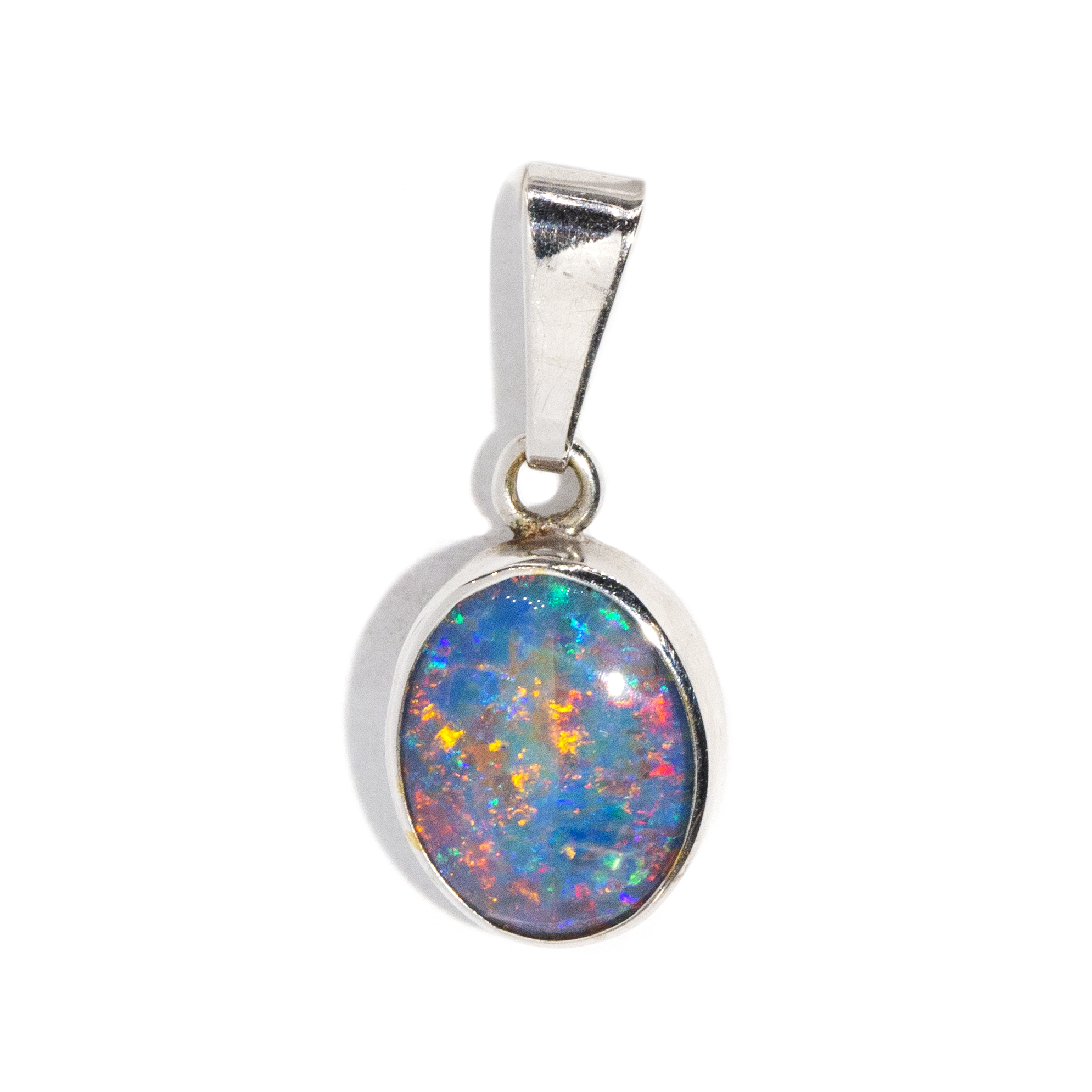 Opal Triplet 14ct Pendant ,