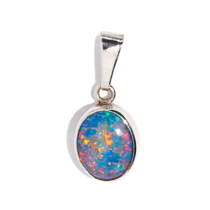 Opal Triplet 14ct Pendant ,