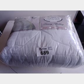 QUILTED DUVET INNER BONDED FIBRE BY RELAX COLLECTION - WHITE - DOUBLE