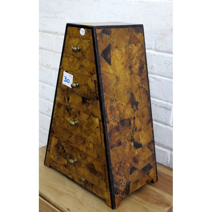 SMALL TABLE TOP SET OF DRAWERS
