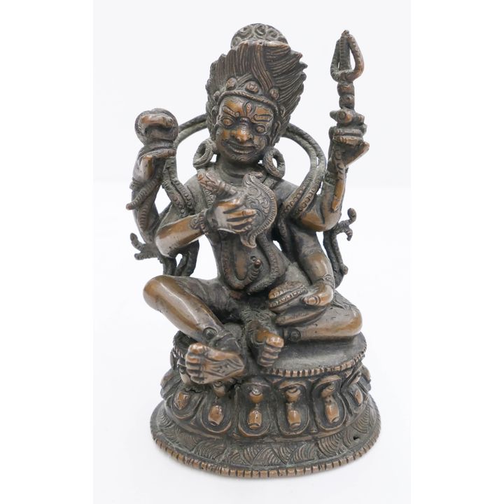 Indo Tibetan 18th Cent. Bronze Mahakala