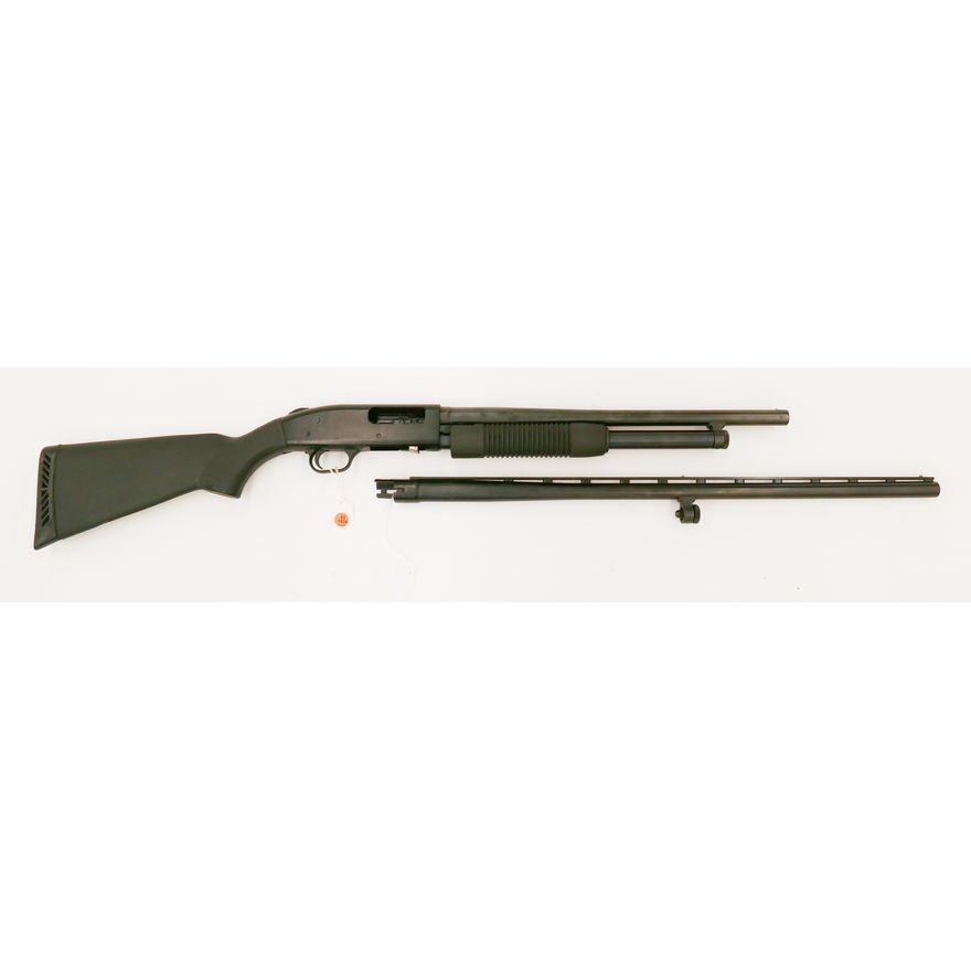 Mossberg Model 500A 12 Gauge Pump Action Shotgun with Extra Barrel