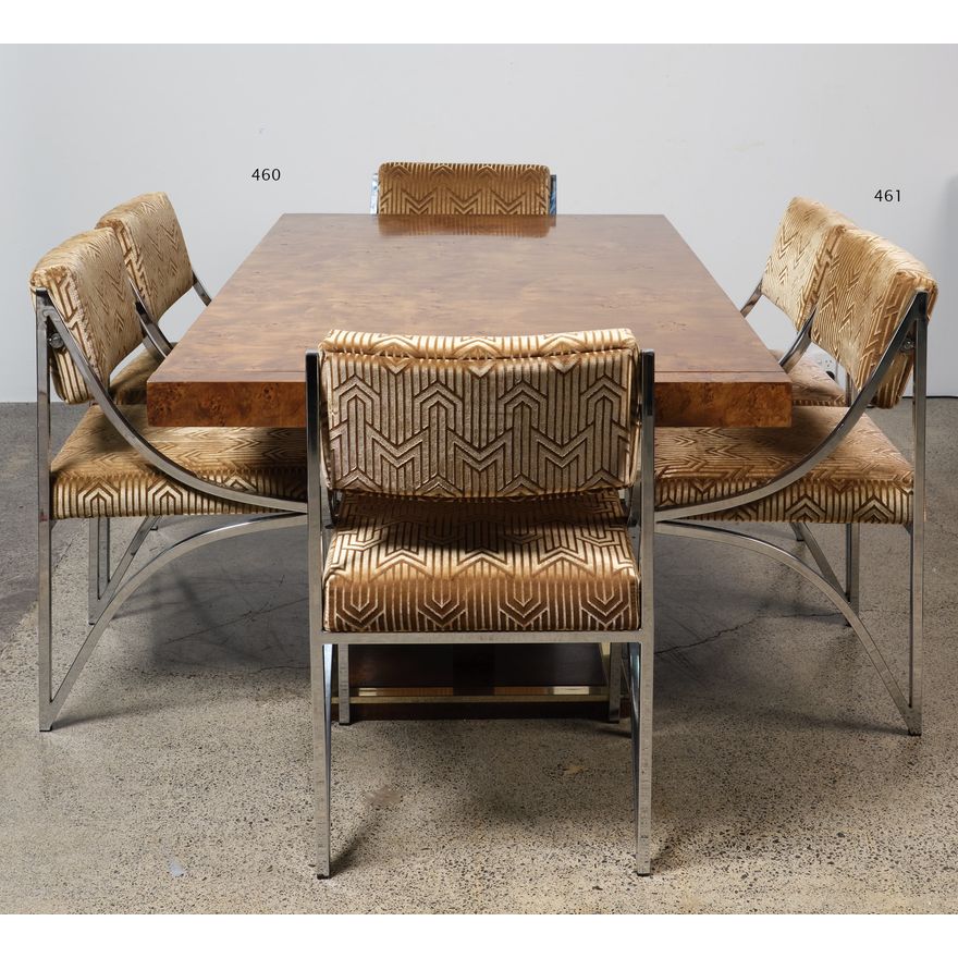 A superb Art Deco American ‘Thomasville’ pedestal dining table