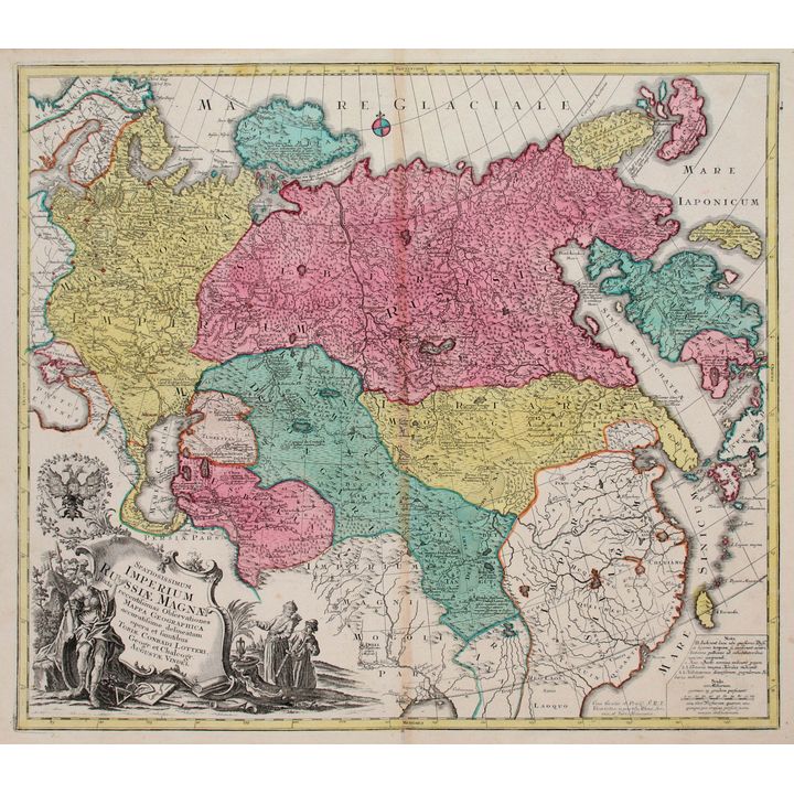 Tobias Lotter | Spatiosissimum Imperium Russiae, Magnae juxta recentissimas Observationes…