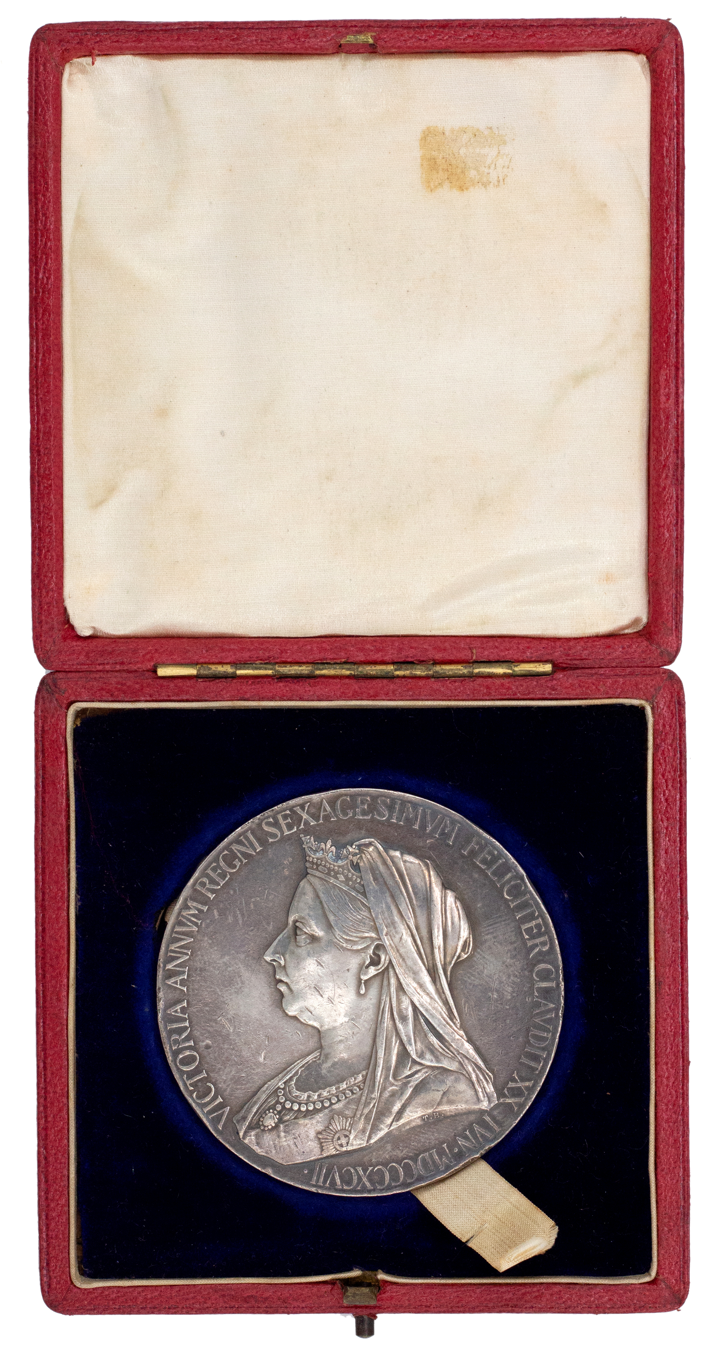 399 · Victoria Diamond Jubilee Silver Medal, 1837, VF