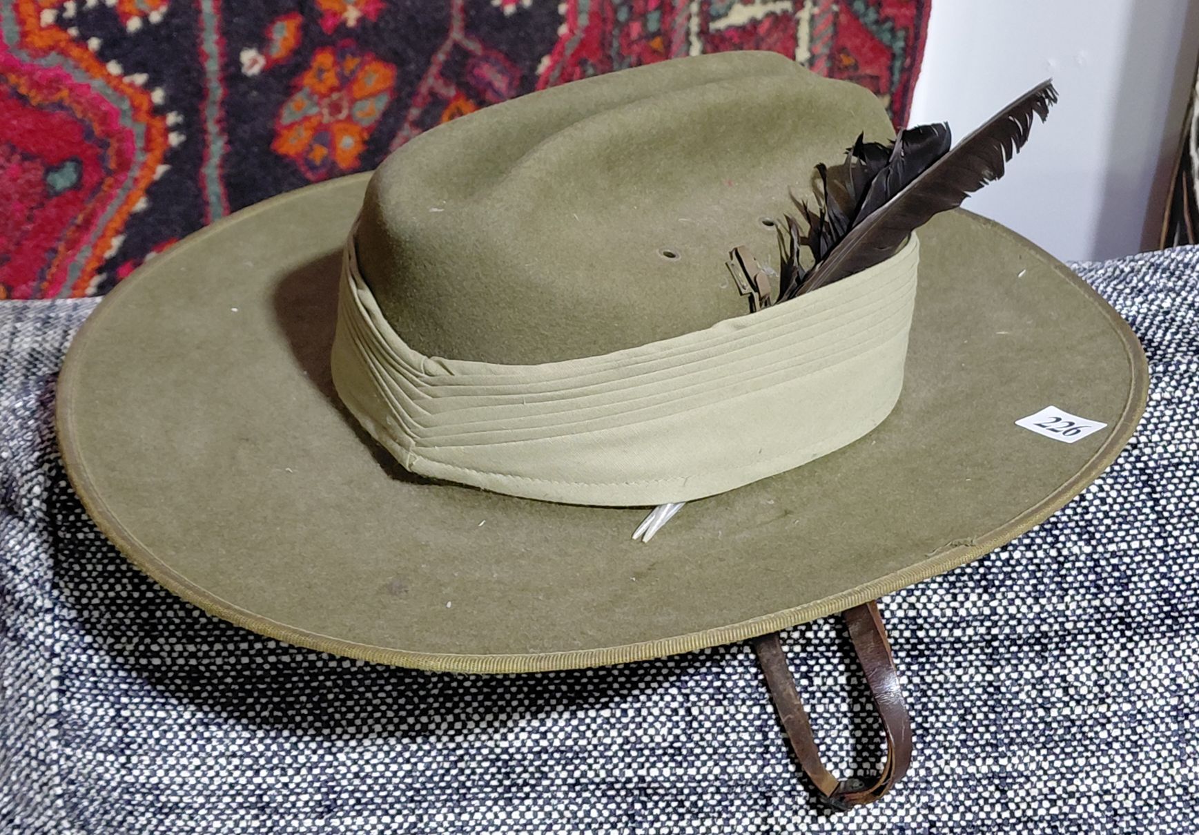 226 · VINTAGE ARMY SLOUCH HAT