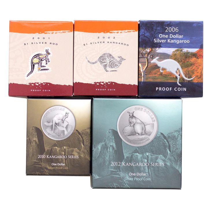 Elizabeth II, Kangaroos, One Dollar, 2001 - 2012, FDC