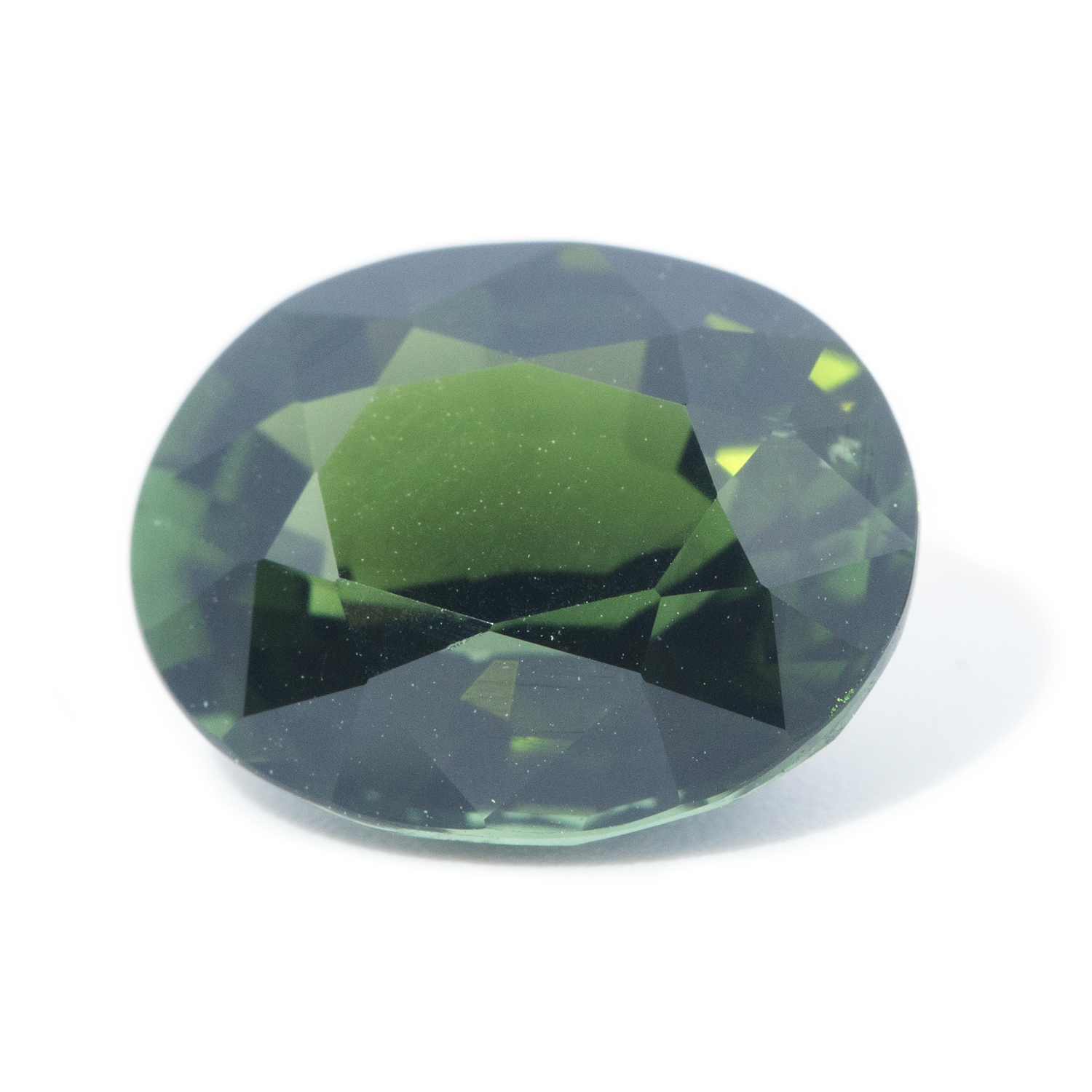4.76ct Oval Green Sapphire