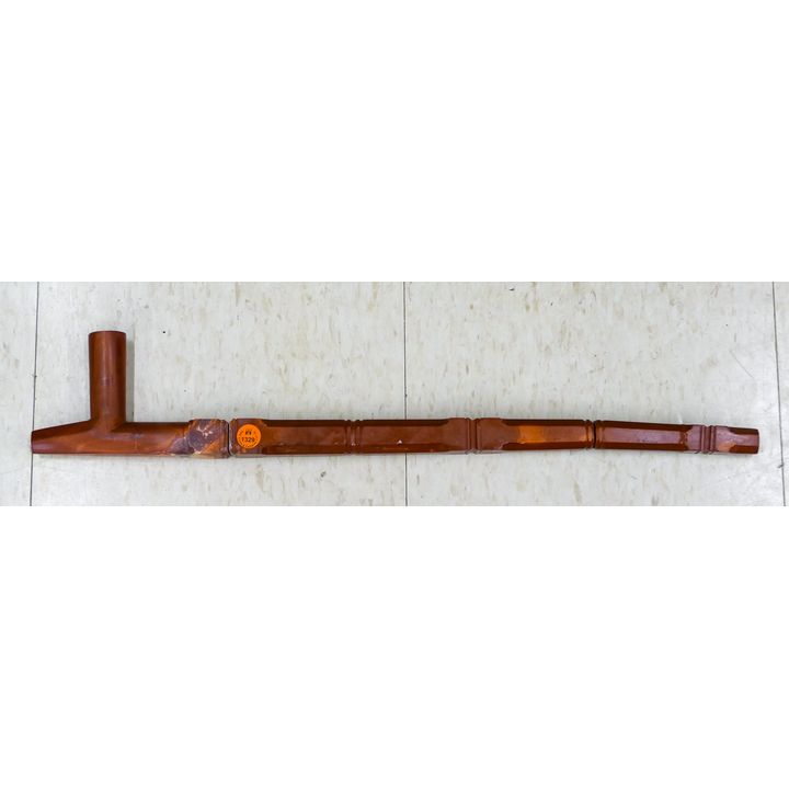 Old Plains Indian Catlinite Pipestone Pipe 23'' - Some old repairs