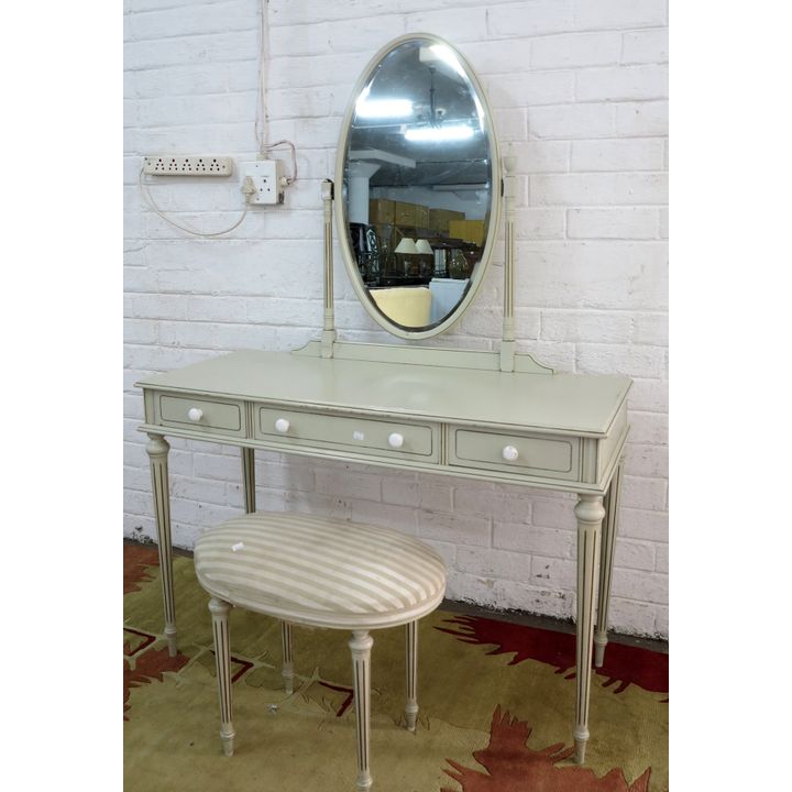 DRESSING TABLE AND STOOL