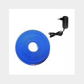 DrLight 12v Neon Flex LED Strip Light 5M with Power Supply - Blue -Bar 9902141712235- 51745/29708 SN B1 (S3)