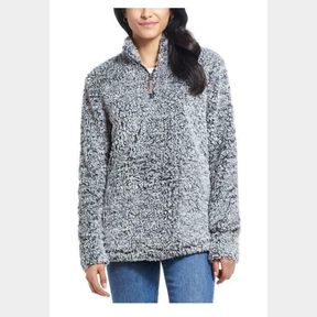 WEATHERPROOF VINTAGE COZY QUARTER ZIP PULLOVER SZ S