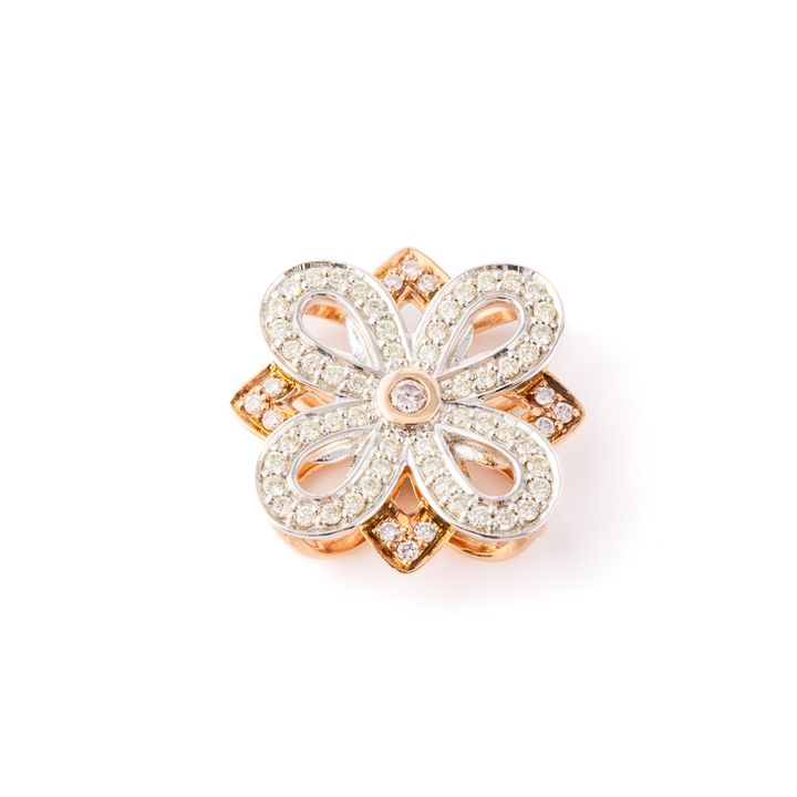 Pink Diamond Pendant 9ct Gold