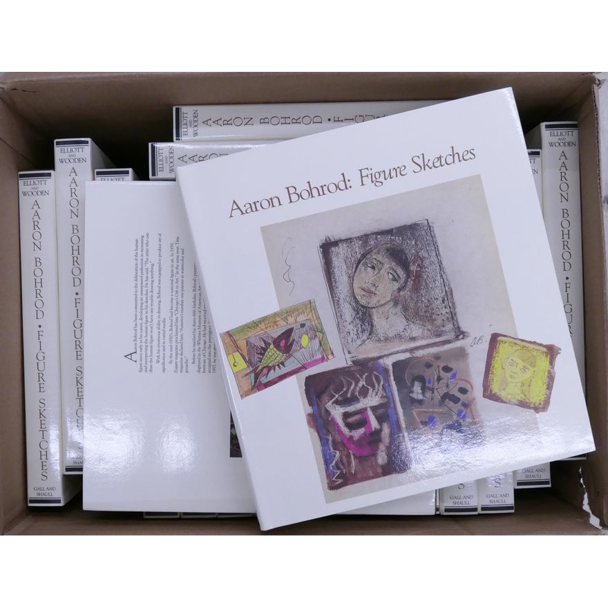 Box 20pc Aaron Bohrod 'Sketches' NIB Art Books