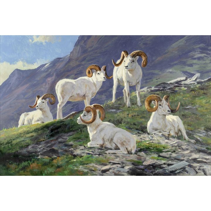 Ken Carlson (1937- ): Spring Slopes