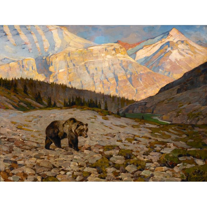 Carl Rungius (1869-1959), Grizzly Bear
