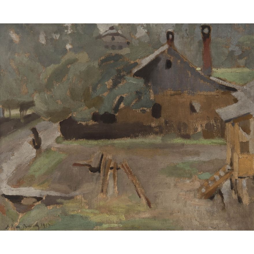 Adam Bunsch | Widok z przedmieścia, 1924 r.