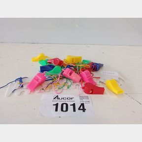 SOURCEDIRECT - WHISTLES - PLASTIC VARIOUS COLORS WHISTLE