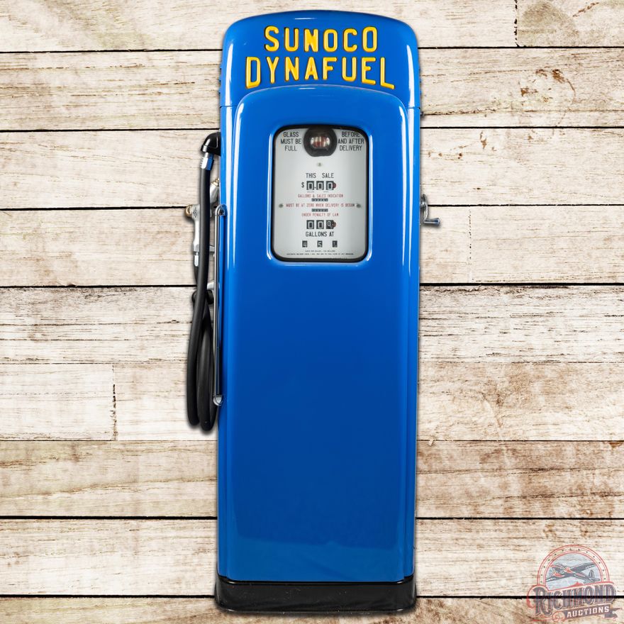 Martin & Schwartz 80 Gas Pump Restored Sunoco Dynafuel