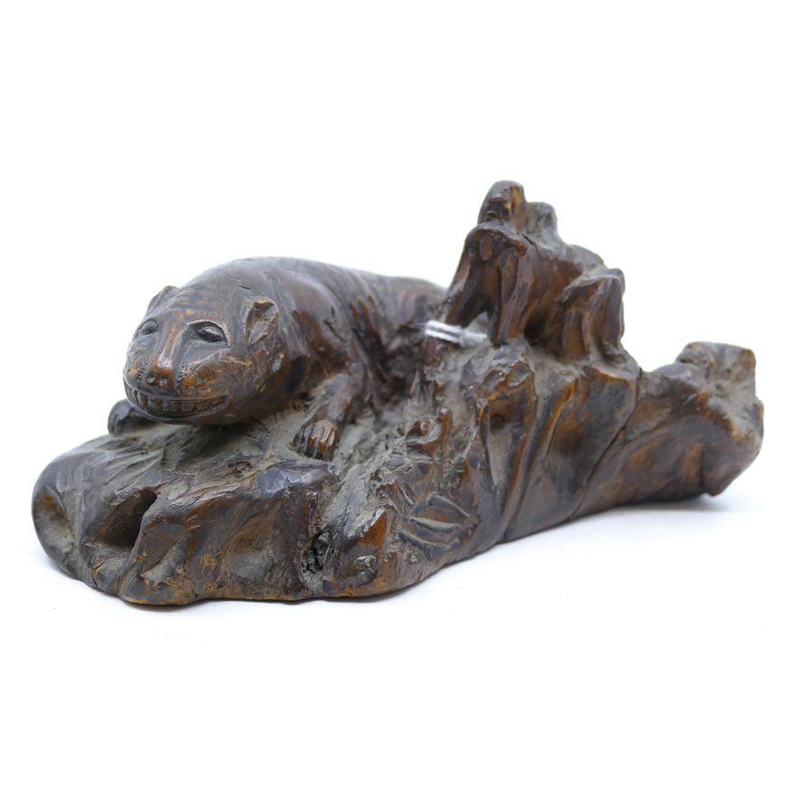 Antique Chinese Carved Animal Root Carving 5''