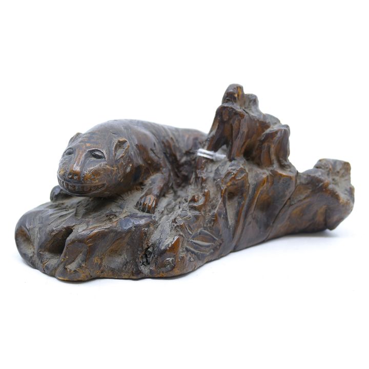 Antique Chinese Carved Animal Root Carving 5''