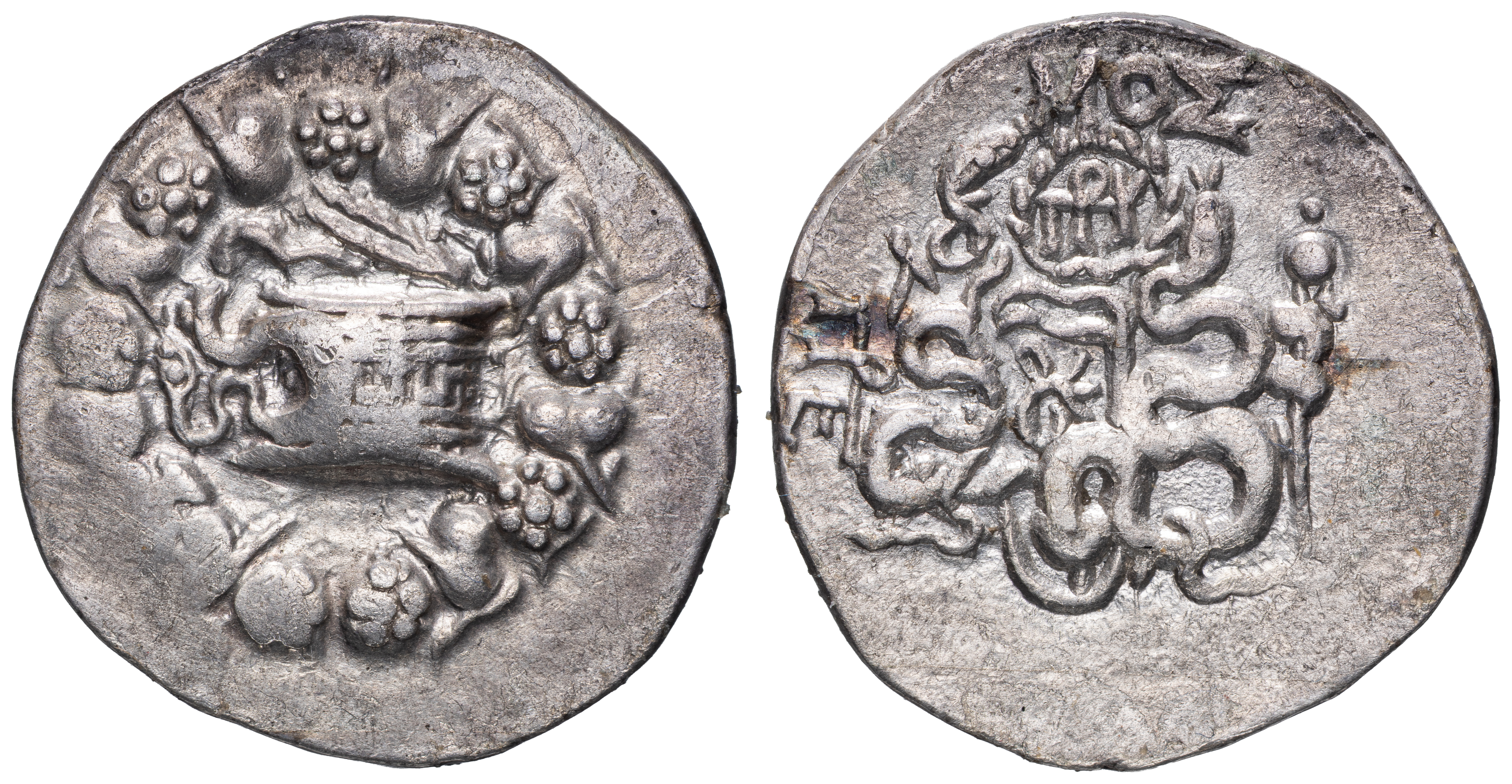 Mysia, Pergamon, Ar Cistophorus Tetradrachm, 76-67 Bc, Vf
