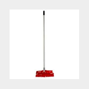Academy Broom Premium Carpet Broom Stiff |USED/HANDLE LOOSE