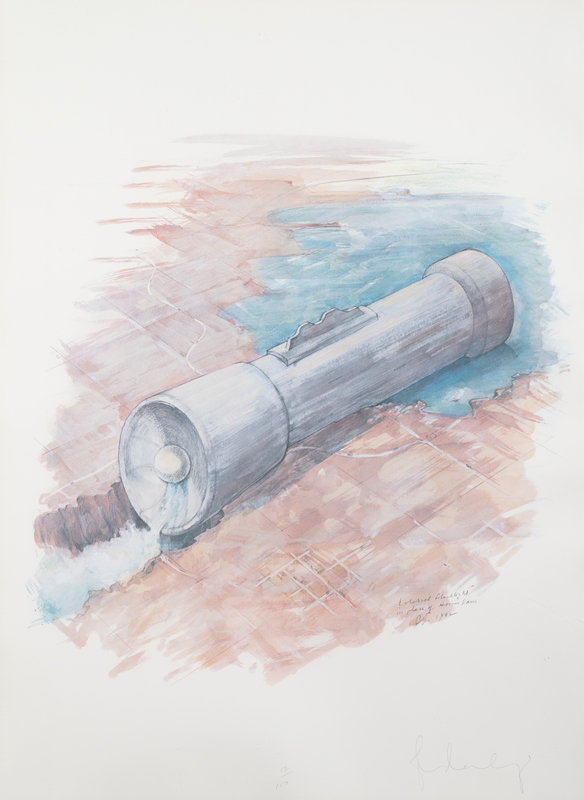 Claes Oldenburg 
(American, b. 1929)
Colossal Flashlight in Place of the Hoover Dam, 1982