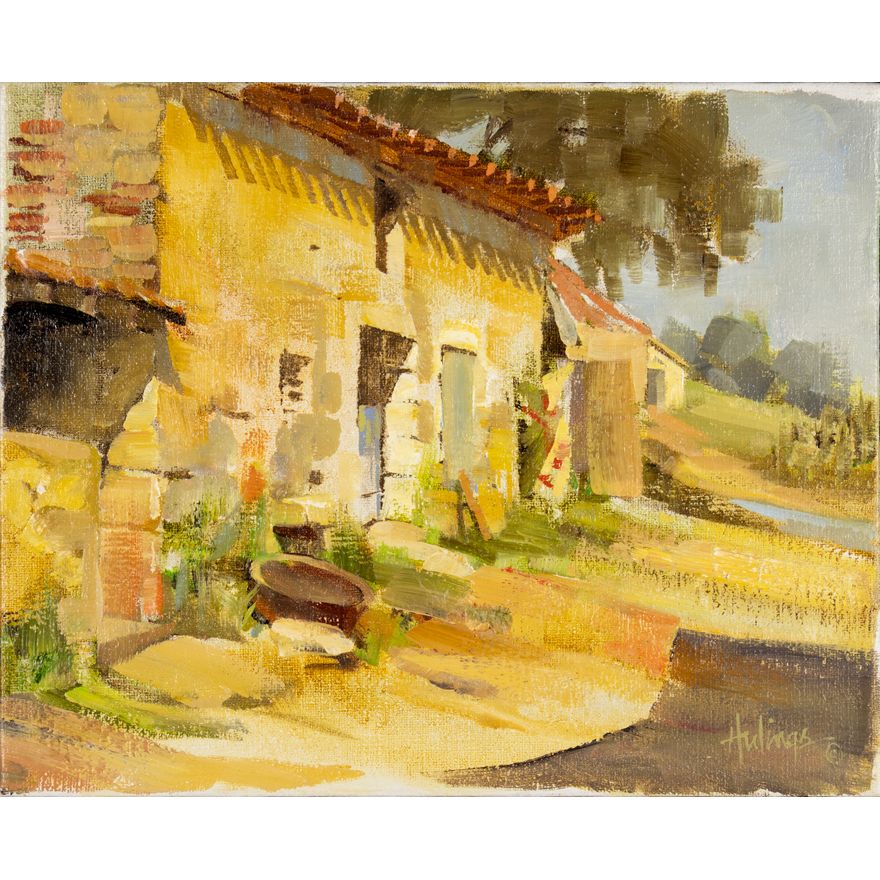 Clark Hulings (1922-2011): Afternoon - Beziers, France