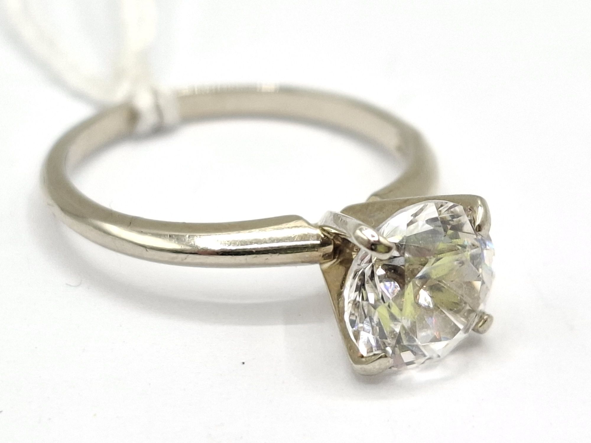 14ct White Gold (Plated Silver) Dress Ring