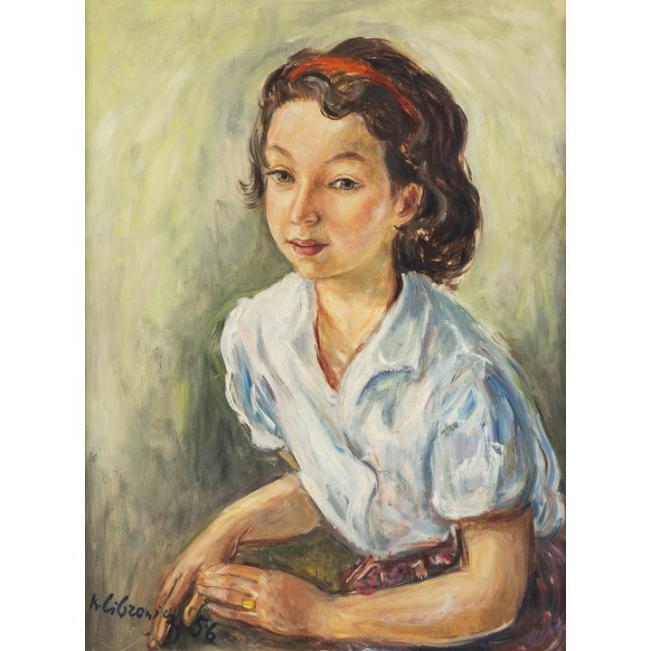 Katarzyna Librowicz | Portret młodej dziewczyny, 1956 r.